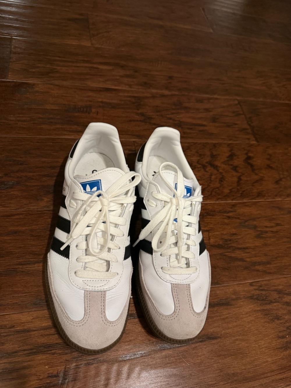 adidas Originals Samba Sneakers - White, Black, Tan